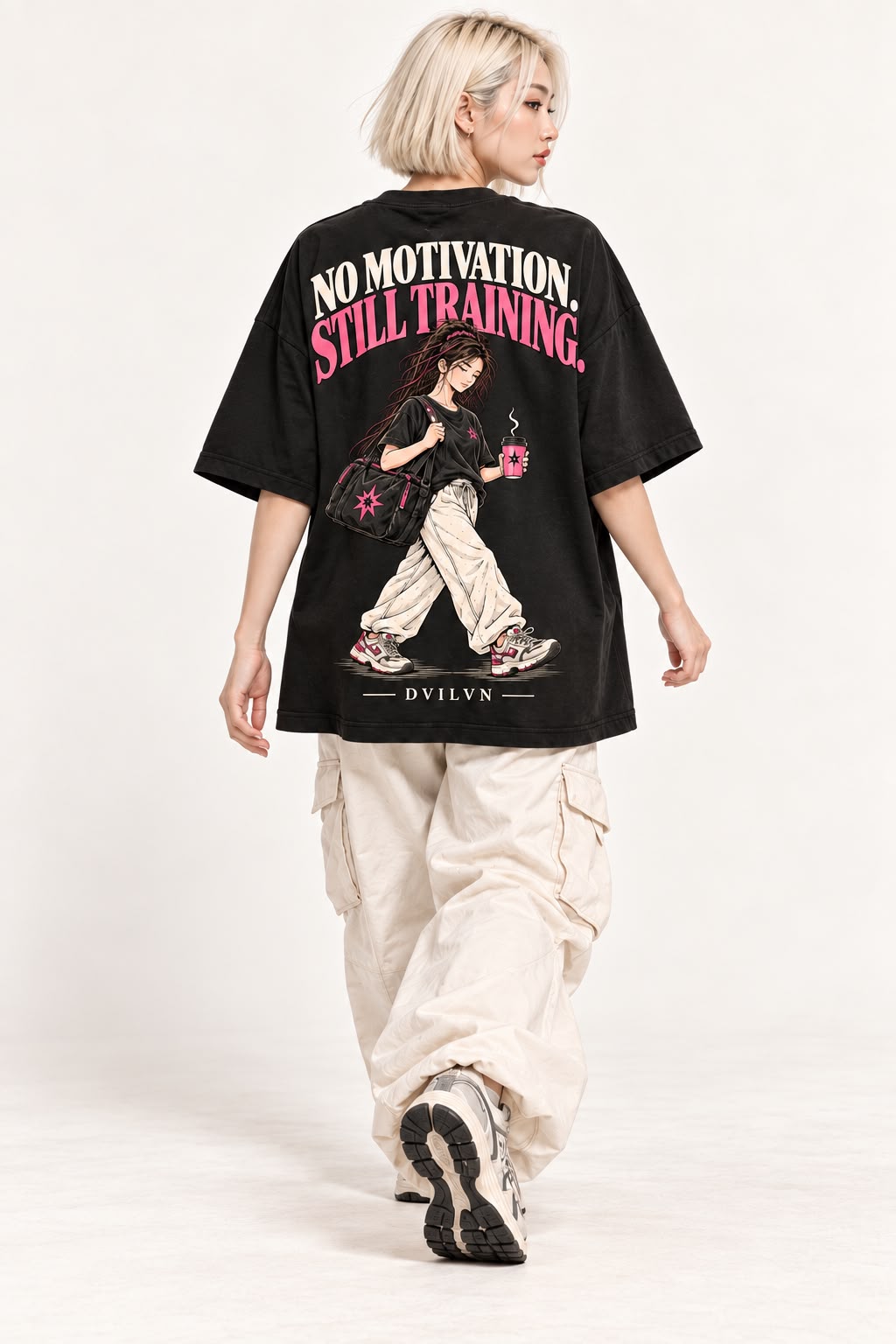 Oversize DVILVN — No Motivation. Still Training.